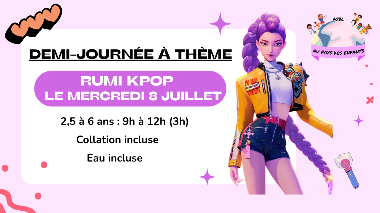 Demi-journée à thème - RUMI KPOP
