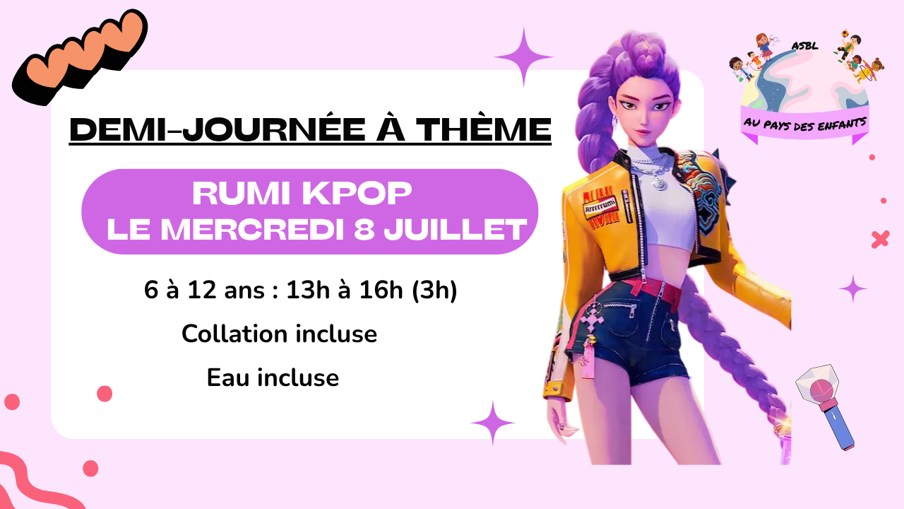 Demi-journée à thème - RUMI KPOP